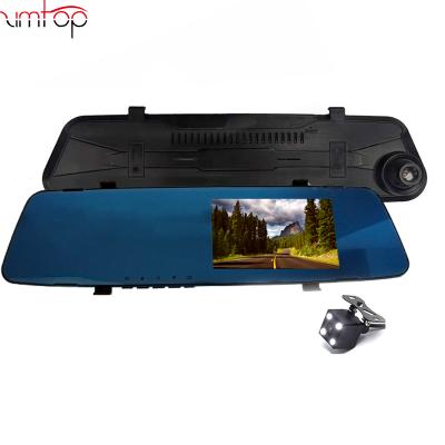 China 2021 New Car Waterproof Black Box Camera 1080P 720P DVR Rearview Mirror Dash Cam Buckle Video Records for sale