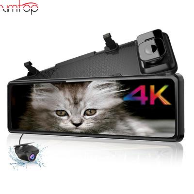 China Zimtop Waterproof 4K Hisilicon 3559 IMX 415 Car DVR Night Vision Rearview Mirror Dash Super Cam for sale