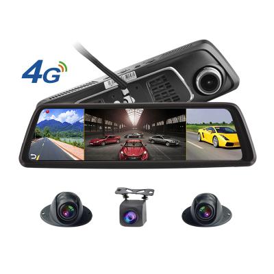 China Zimtop 4G ADAS 10 Inch IPS Screen Streaming Video Special Mirror DVR H15 10inch Mount 360 Degree Guard All Round View 4 Cams Streaming Camera for sale