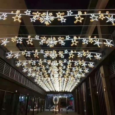 China Strong Outdoor Waterproof Decoration LED Cross Street Lamp Holiday Decoration Street Light Christmas Modeling Lights for sale