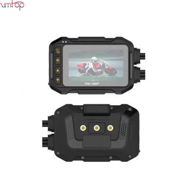 China Camera For Motorcycle Zimtop 1080P Night Vision Dual WiFi GPS Waterproof Motorcycle Camera TS Make Up Motorcycle DVR Dashboard for sale