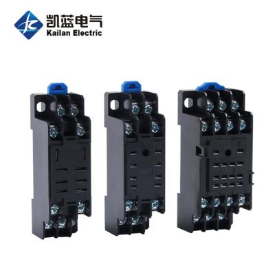 China Good quality sealed relay socket PYF08A PYF11A PYF14A PTF08A PTF11A PTF14A PF083A PF113A or 8 terminal relay base for sale