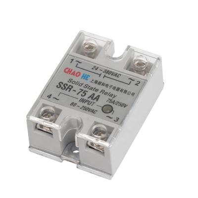 China Factory Direct Sale Sealed SSR-40DA 40A 3-32VDC Input Output 24-380VAC Single Phase DC In AC SSR Solid State Relay for sale