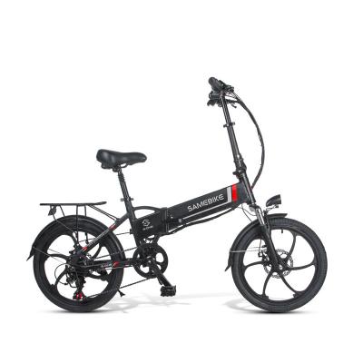 China EU Warehouse 48V 350W Aluminum Alloy Electric Bicycle 20LVXD30 Folding High Speed ​​E-Bike 20 Inch Samebike China Foldable Electric Bike for sale