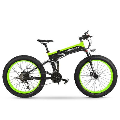 China Cool Design Aluminum Alloy 26 Inch Fat Tire Ebike 27-Speed ​​1000W 14.5AH Hidden Battery Electric Bicycle by $amsung for sale