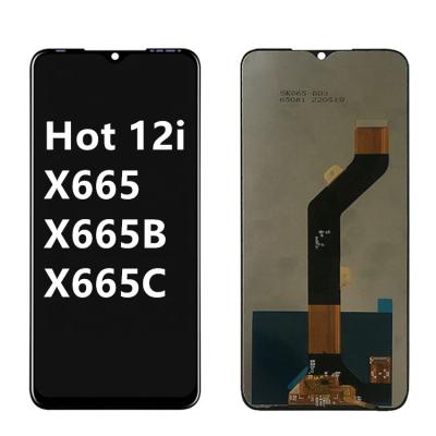 China For Infinix Hot Mobile 12i Repair For Infinix 12i X665 Hot Screen Touch LCD Display For Infinix X665B X665 Full LCD Replacement for sale