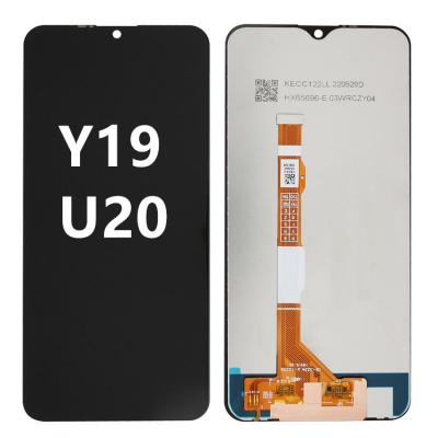 China For VIVO Y19 phone lcds screen repair replace parts, for VIVO mobile phone Y19 u20 lcd touch screen for sale