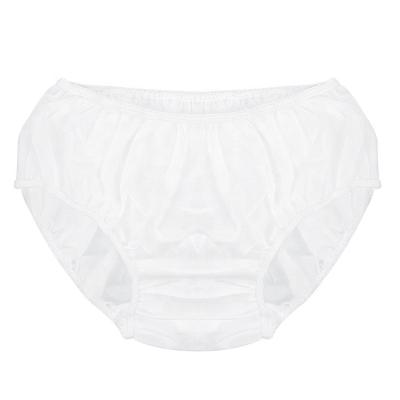 China 100% Cotton Antibacterial Wearable Paper Underwear Disposable Maternity Briefs/Disposable Slips/Disposable Maternity Briefs for sale