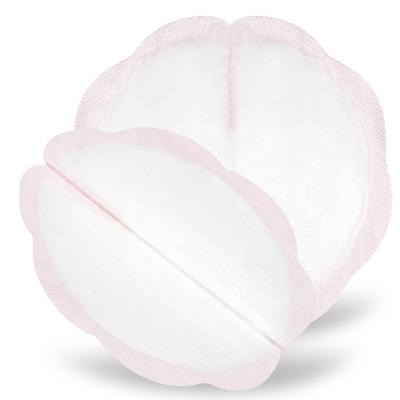 China China OEM ABSORBENT Maternity Disposable Nursing Feeding Pads Single Ply Flower Shape Nonwoven Waterproof Fabric Breastfeeding Pads for sale