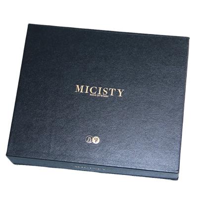 China Recyclable Customized Corrugated Paper Box Manufacturer Custom Logo and size Paper Boxes Luxury Design Black  Box For Clothing Packaging for sale