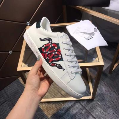 China Wholesale high-end leather red soled lace up fashion trend style casual shoes walking flat shoes for sale