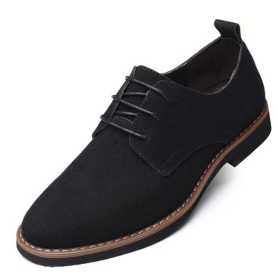 China Wholesale Anti-slippery Large Style Formal Office Men's Elegant UK Size Suede Shoes Leather Trim Hot Selling Products for sale