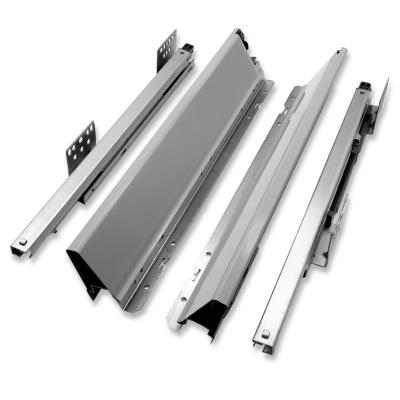 China Modern steel hardware soft close undermount drawer slides for sale