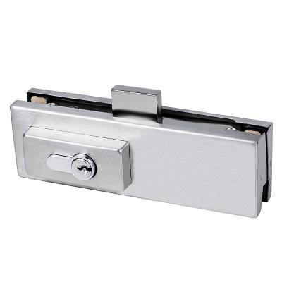 China Modern 304 Stainless Steel Glass Door Patch Fitting Accessories Fix Fitting Door Lock for sale