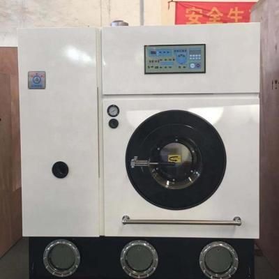 China Fully-enclosed Full-enclosed laundry shop fully-enclosed perc style 12KG steam dry cleaning machine for sale