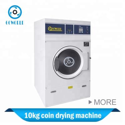 China commercial coin laundry machine 10kg 10kg gas heating 10kg commercial inserter dryer coin laundry machine for sale