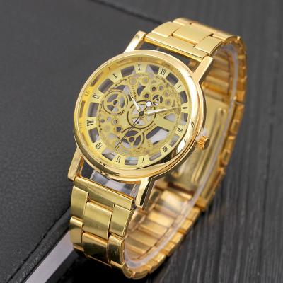 China Mens Mechanical Watches Fashion Hand Wind Watches Montre Sport Gold Skeleton Wristwatches For Men for sale