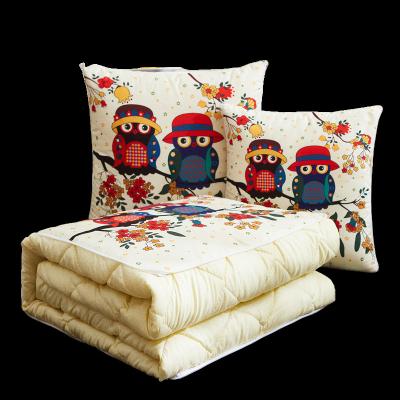 China Folded Owl 2 In 1 Multifunctional Pillow Cover For Car Cushion Sofa Office School Nap Folded Comforter Various Styles Are Available for sale