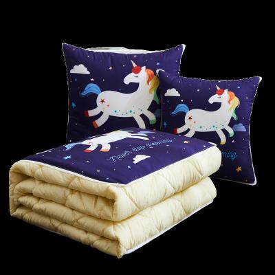 China Folded Horse 2 in 1 Multifunctional Pillow Cover for Car Cushion Sofa Office School Nap Folded Comforter Various styles are available for sale