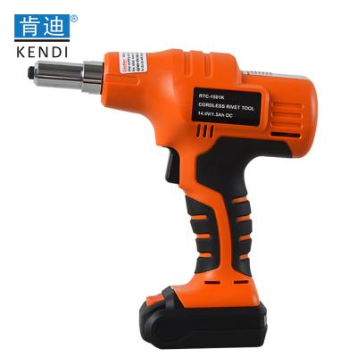 China Cordless Rivet Gun Set 14.4v Rivet Tool Battery Cordless Riveter KD-02 for sale