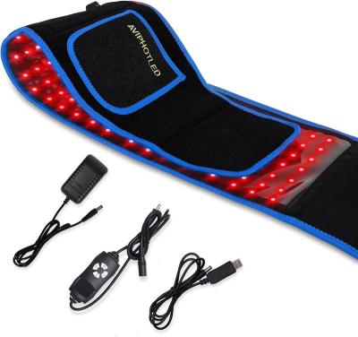 China Body Led Red Light Therapy Device With Pulse Mode For Body Back Waist Shoulder Joints Pain Relief Red Light Therapy Belt for sale