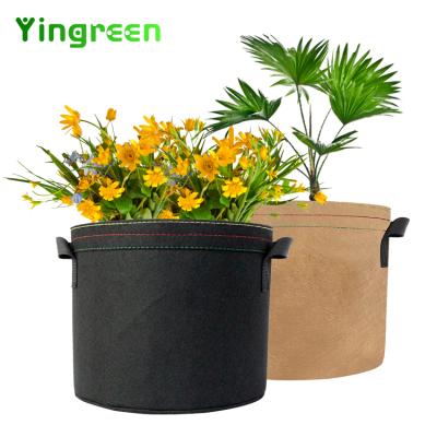 China Cheap Price Planting Customized Vegetable 1 3 5 7 10 20 30 Gallon Potato Handle Non Woven Fabrics Potted Plant Grow Bags for sale