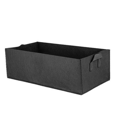 China Planting Garden Customized Handle 7 8 10 30 Gallon Square Woven Non Grow Bag Nursery Pots for sale