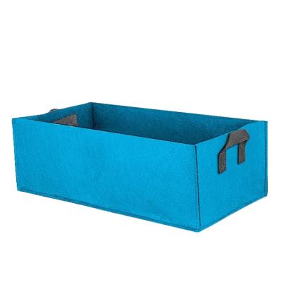 China Planting Cultivation Grow Bag Customized Handle 7 8 10 30 Gallon Square Non Woven Nursery Pots for sale