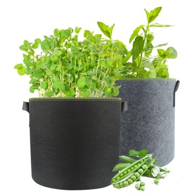 China Planting Pots Breathable Biodegradable 1 3 5 7 10 20 Fabric 30 Gallon Vegetable Nonwoven Garden Plant Grow Bags for sale