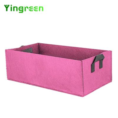 China Planting Large Capacity Customized Handle 7 8 10 30 Gallon Square Woven Non Grow Bag Plant Seedling Pot for sale