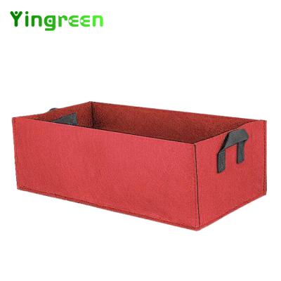 China Planting Customized Color 7 Size Potted Plant 8 10 30 Gallon Mushroom Garden Square Vegetable Tissue Container Grow Bags for sale