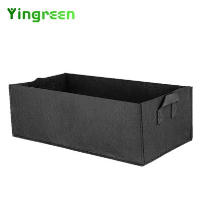 China Large Capacity Planting Customized 7 8 10 30 Gallon Square Breathable Vegetable Non Woven Fabric Potted Plant Grow Bags for sale