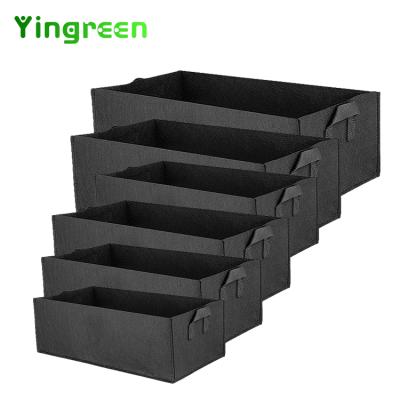 China Customized Planting Size 7 8 10 Square 30 Gallon Potato Planter Non Woven Container Pots Grow Bags for sale