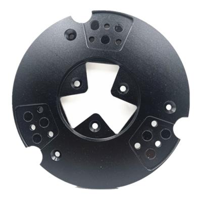 China 270mm HTC Conversion Plate With Triple Trapezoid Shape Magnetic Slots To Be Able To Use Variety Types Of Trapezoid Floor Grinding Diamond Tools for sale