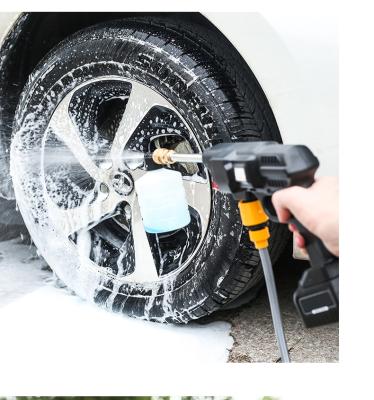 China New China-chic Portable Cordless Car Wash Battery Power Cleaner Machine Car Handheld High Pressure Washer for sale