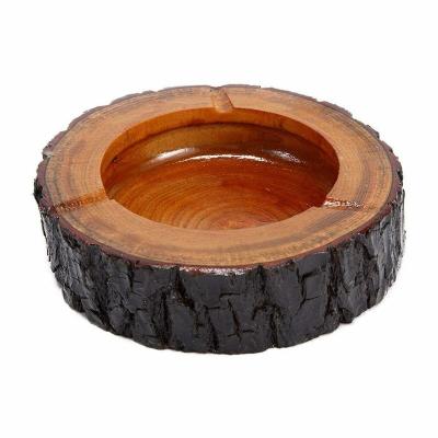 China Eco-friendly Tablettop Ash Tray Cigar Ashtray Smoking Ash Wood Tray For Men And Women for sale