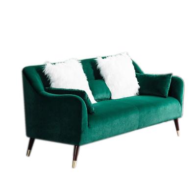 China Green Color Modern Design Modular Living Room Designs Luxury Pilou Fabric Sofas for sale