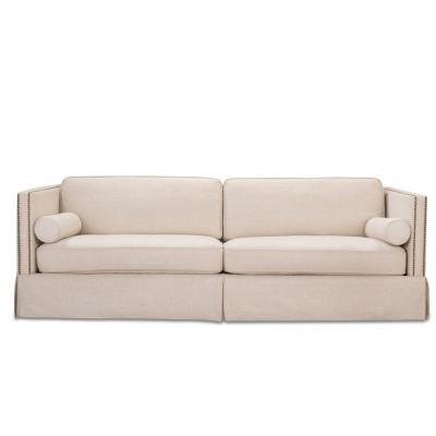 China Modular Modern Fashion White Custom Sofa Living Room Furniture Three Seat Three Seat Sofa for sale