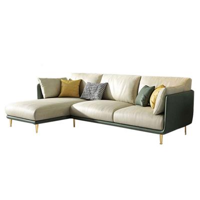 China Modular American Style Living Room Furniture Stationary Sofa Set Sectional Sofa With Stainless Leg Can Be Customized for sale