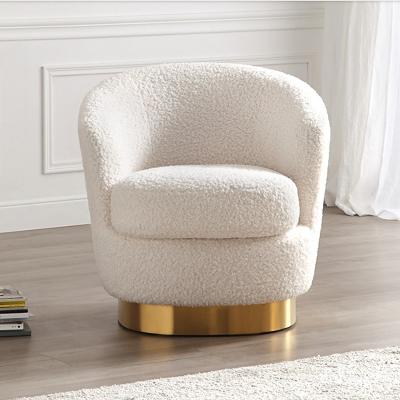 China 2021 New Modular Cheap Fabric Swivel Lounge Chair Swivel Upholstered Relaxing Tub Chair for sale