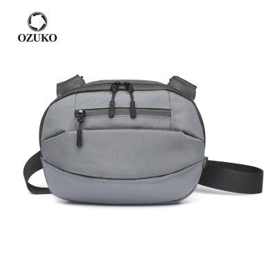 China Ozuko C9396 Fashion Belt Mobile Phone Fanny Pack 2021 Designers Water Proof Mini Crossbody Bag Single Crossbody Men Shoulder Bag for sale