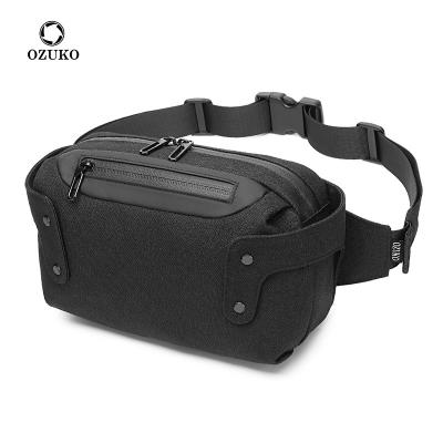 China Water Proof Ozuko D9360 Buckle Cross 2021 - 2021 Custom Shoulder Bag Mens Luxury Mens Small Fanny Pack Waist Bag For Body Bags for sale