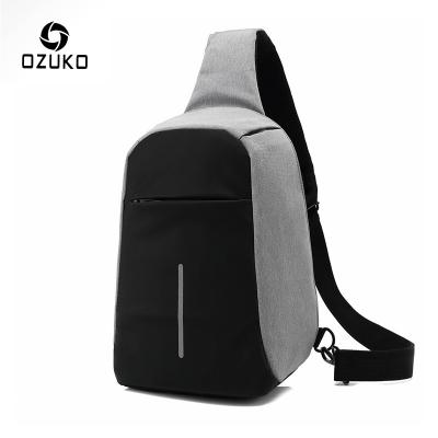 China Wholesale Cross - Body Bag Ozuko D8963 Tending Products Cross - Anti Body Theft Shoulder Mini Crossbody Phone Bag Messenger Luxury Business Men Bags for sale