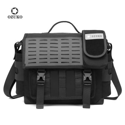 China 2021 New Waterproof Custom Pouch Ozuko D9445 Nylon Messenger Bag Luxury Cross - Body Bags Shoulder Custom Chic Messenger Bag For Men for sale