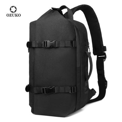 China Ozuko D9338 Designer Black Crossbody Bags Quality Travel Messenger Bag Men 2021 Leisure Bag Mini Travel Bags Luggage Waterproof for sale