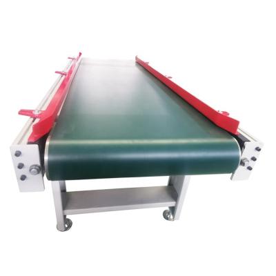 China Construction Material Shops Lightweight Rubber Belt Conveyor System Custom PVC Assembly Line Industrial Transfer Conveyor for sale