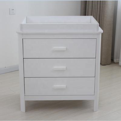 China Wooden Convertible Changing Table Baby Set Room Baby Unit Changing Chest Of Drawers for sale