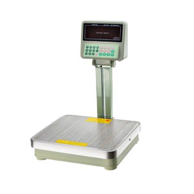 China Double Tube Digital Table Display Calculate Price Counter Bench Weighing Digital Scale 34*30cm for sale