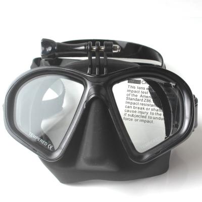 China Professional Underwater Mask Camera Scuba Diving Equipment Snorkeling Swimming Snorkeling Camera Mount For Go Pro for sale