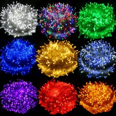 China Outdoor Hot Selling Decoration Outdoor Wedding Garden Party Decoration Fairy Lights Waterproof Christmas Tree Led Outdoor Curtain String Lights for sale